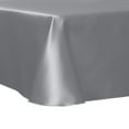 thumbnail image 1 of Ultimate Textile Herringbone - Fandango 60 x 120-Inch Oval Tablecloth, Silver Grey, 1 of 3