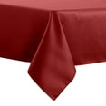 thumbnail image 1 of Ultimate Textile Herringbone - Fandango 72 x 108-Inch Rectangular Tablecloth, Holiday Red, 1 of 3