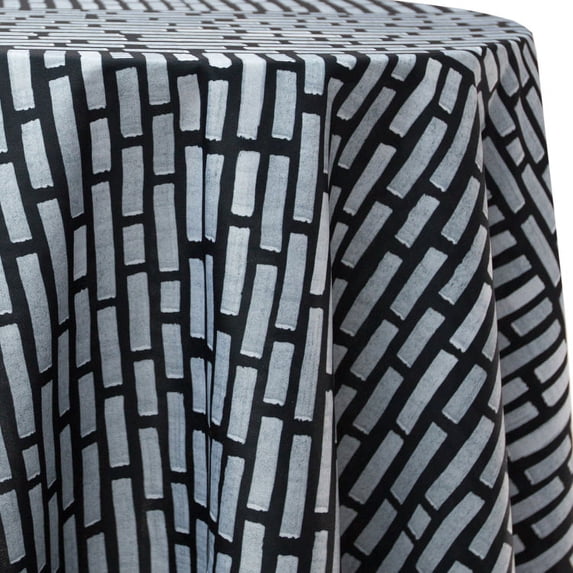 Ultimate Textile Junction 108-Inch Round Patterned Tablecloth