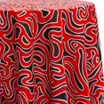 thumbnail image 1 of Ultimate Textile Labyrinth Red 102-Inch Round Patterned Tablecloth, 1 of 2