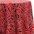 thumbnail image 1 of Ultimate Textile Labyrinth Red 96-Inch Round Patterned Tablecloth, 1 of 2