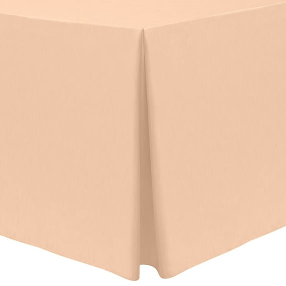 Ultimate Textile Majestic Shantung Tablecloth - Fits 30 x 48-Inch Rectangular Tables, 36"H