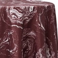 thumbnail image 1 of Ultimate Textile Marble Red 108-Inch Round Patterned Tablecloth, 1 of 2