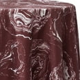 thumbnail image 1 of Ultimate Textile Marble Red 96-Inch Round Patterned Tablecloth, 1 of 2
