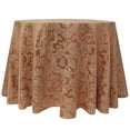 thumbnail image 1 of Ultimate Textile Miranda 102-Inch Round Damask Tablecloth Sienna Burnt Orange, 1 of 3