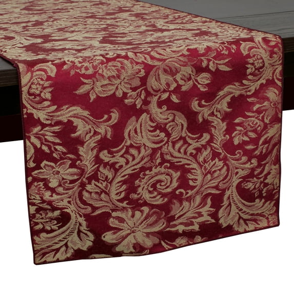 Ultimate Textile Miranda 14 x 108-Inch Damask Table Runner