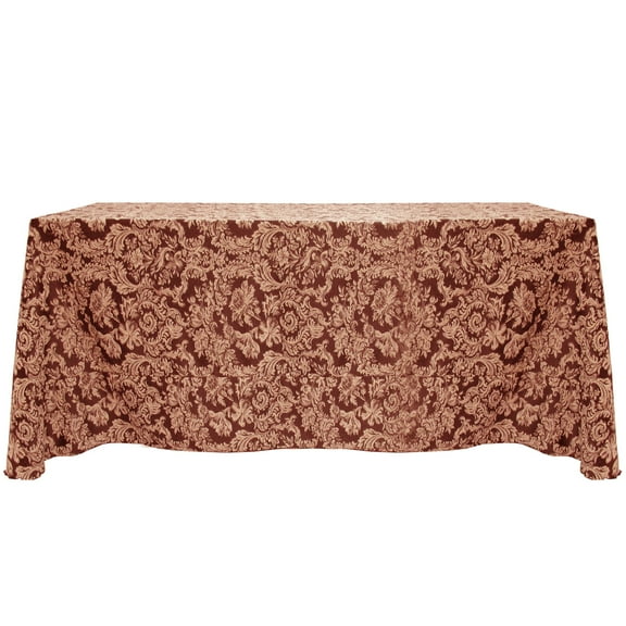 Ultimate Textile Miranda 90 x 120-Inch Rectangular Damask Tablecloth