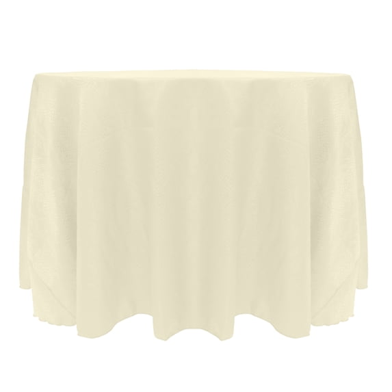 Ultimate Textile Modern Damask Kenya 120-Inch Round Tablecloth Natural Ivory Cream