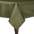 thumbnail image 1 of Ultimate Textile Modern Damask Kenya 60 x 108-Inch Rectangular Tablecloth Jungle Green, 1 of 4