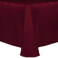 thumbnail image 1 of Ultimate Textile Modern Damask Kenya 70 x 104-Inch Oval Tablecloth Bordeaux Red, 1 of 3