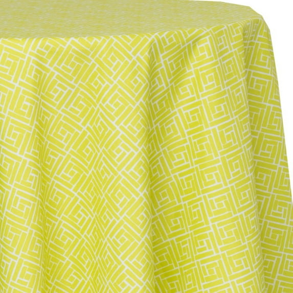 Ultimate Textile Patio Bricks 84-Inch Round Tablecloth