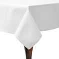 thumbnail image 1 of Ultimate Textile Poly-Cotton Twill 84 x 84-inch Square Tablecloth White, 1 of 3