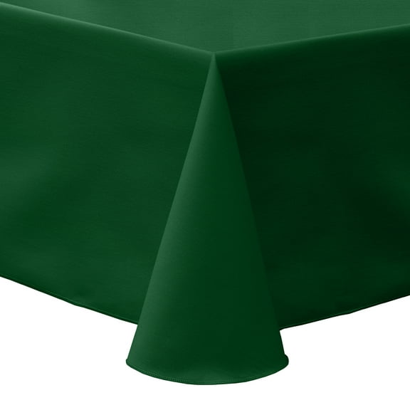 Ultimate Textile Poly-cotton Twill 108 x 156-Inch Rectangular Tablecloth Hunter Green