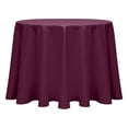 thumbnail image 1 of Ultimate Textile Poly-cotton Twill 120-Inch Round Tablecloth Burgundy Dark Red, 1 of 3