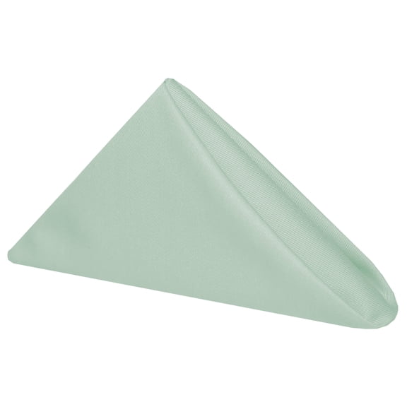 Ultimate Textile Poly-cotton Twill 17 x 17-Inch Cloth Napkins (1 Dozen) Seamist Light Green