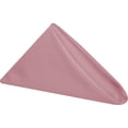 thumbnail image 1 of Ultimate Textile Poly-cotton Twill 20 x 20-Inch Dinner Napkins (1 Dozen) Dusty Rose Pink, 1 of 3