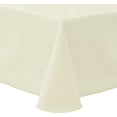 thumbnail image 1 of Ultimate Textile Poly-cotton Twill 52 x 70-Inch Oval Tablecloth Ivory Cream, 1 of 3