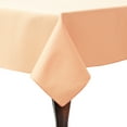 thumbnail image 1 of Ultimate Textile Poly-cotton Twill 54 x 120-Inch Rectangular Tablecloth Peach, 1 of 3