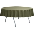 thumbnail image 1 of Ultimate Textile Poly-cotton Twill 60-Inch Round Tablecloth Olive Green, 1 of 3