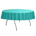 thumbnail image 1 of Ultimate Textile Poly-cotton Twill 84-Inch Round Tablecloth Jade, 1 of 3