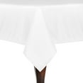 thumbnail image 1 of Ultimate Textile Polyester Linen Tablecloth, White, 72-Inch Square, 1 Pack, 1 of 4