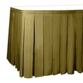 thumbnail image 1 of Ultimate Textile Polyester Table Skirt - 42" Cocktail Bar Height, 1 of 4