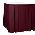 thumbnail image 1 of Ultimate Textile Polyester Table Skirt - 42" Cocktail Bar Height, 1 of 4