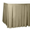 thumbnail image 1 of Ultimate Textile Polyester Table Skirt - 42" Cocktail Bar Height, 1 of 4