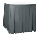 thumbnail image 1 of Ultimate Textile Polyester Table Skirt - 42" Cocktail Bar Height, 1 of 4