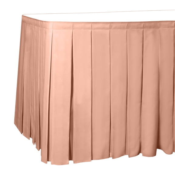 Ultimate Textile Polyester Table Skirt - 42" Cocktail Bar Height