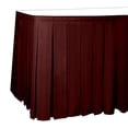 thumbnail image 1 of Ultimate Textile Polyester Table Skirt - 42" Cocktail Bar Height, 1 of 4