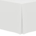 thumbnail image 1 of Ultimate Textile Polyester Tablecloth, White, 24 x 96-Inch Fitted, 30-Inch Drop, 1 Pack, 1 of 3