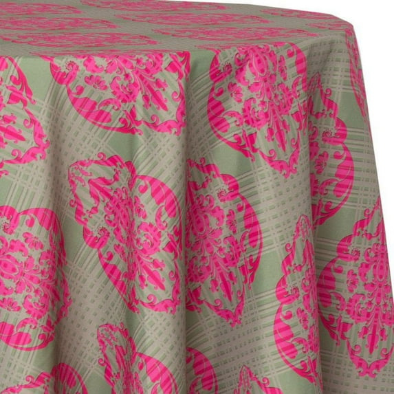 Ultimate Textile Regal Fuchsia 72-Inch Round Tablecloth