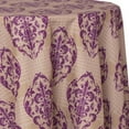 thumbnail image 1 of Ultimate Textile Regal Plum 102-Inch Round Patterned Tablecloth, 1 of 2