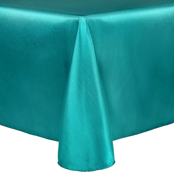 Ultimate Textile Reversible Shantung Satin - Majestic 108 x 132-Inch Oval Tablecloth