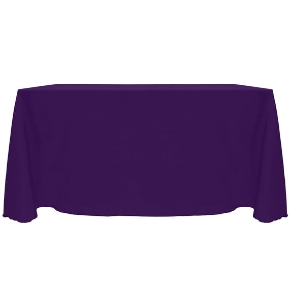 Ultimate Textile Reversible Shantung Satin - Majestic 108 x 132-Inch Rectangular Tablecloth