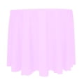 thumbnail image 1 of Ultimate Textile Reversible Shantung Satin - Majestic 114-Inch Round Tablecloth Light Pink, 1 of 4