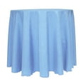 thumbnail image 1 of Ultimate Textile Reversible Shantung Satin - Majestic 120-Inch Round Tablecloth Light Baby Blue, 1 of 4
