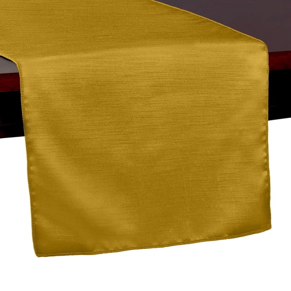 Ultimate Textile Reversible Shantung Satin - Majestic 14 x 72-Inch Table Runner