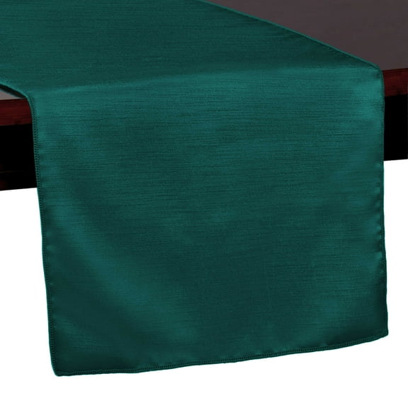 Ultimate Textile Reversible Shantung Satin - Majestic 14 x 72-Inch Table Runner