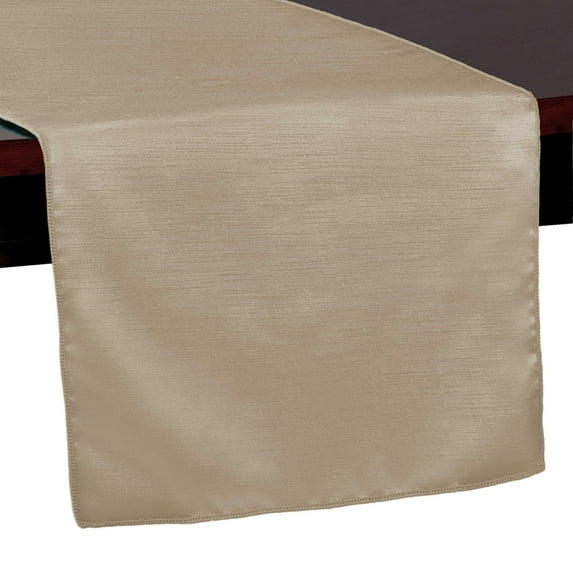 Ultimate Textile Reversible Shantung Satin - Majestic 14 x 72-Inch Table Runner