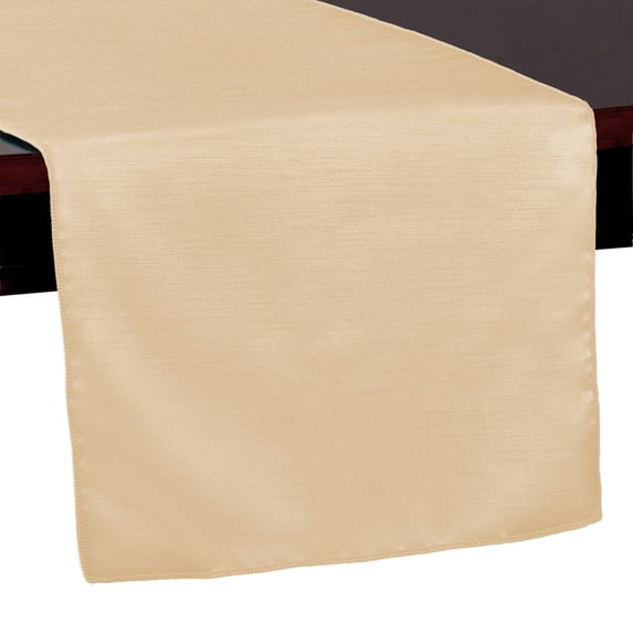 Ultimate Textile Reversible Shantung Satin - Majestic 14 x 90-Inch Table Runner