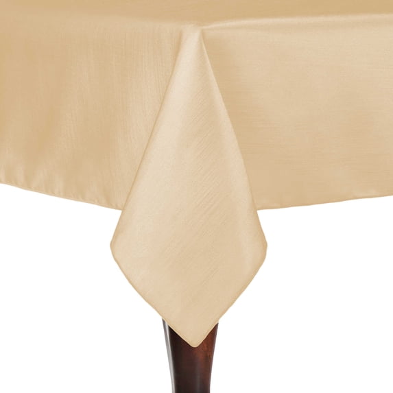Ultimate Textile Reversible Shantung Satin - Majestic 45 x 45-Inch Square Tablecloth