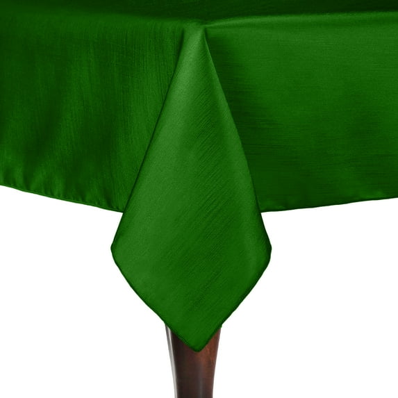 Ultimate Textile Reversible Shantung Satin - Majestic 48 x 72-Inch Rectangular Tablecloth