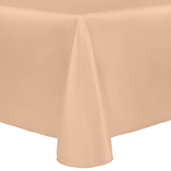 Ultimate Textile Reversible Shantung Satin - Majestic 52 x 70-Inch Oval Tablecloth
