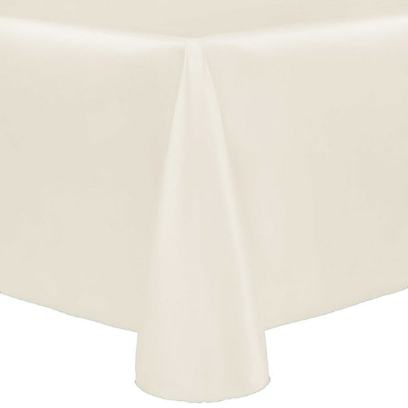 Ultimate Textile Reversible Shantung Satin - Majestic 54 x 120-Inch Oval Tablecloth