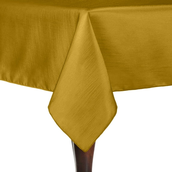 Ultimate Textile Reversible Shantung Satin - Majestic 54 x 96-Inch Rectangular Tablecloth