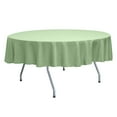 thumbnail image 1 of Ultimate Textile Reversible Shantung Satin - Majestic 60-Inch Round Tablecloth Sage Green, 1 of 4