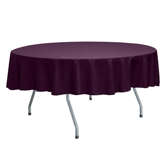 Ultimate Textile Reversible Shantung Satin - Majestic 60-Inch Round Tablecloth