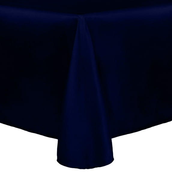 Ultimate Textile Reversible Shantung Satin - Majestic 60 x 102-Inch Oval Tablecloth